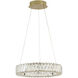 Golden Ratio 1 Light 15.7 inch Satin Gold Pendant Ceiling Light