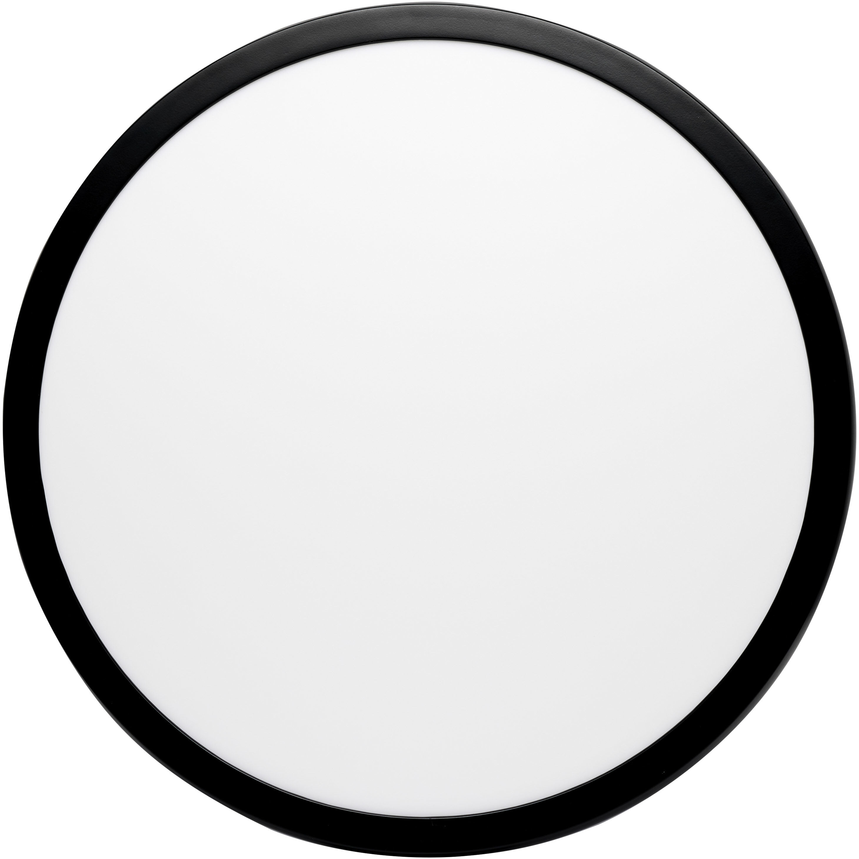 Blink Pro+ LED 19 inch Black Edge Lit Flush Mount Ceiling Light