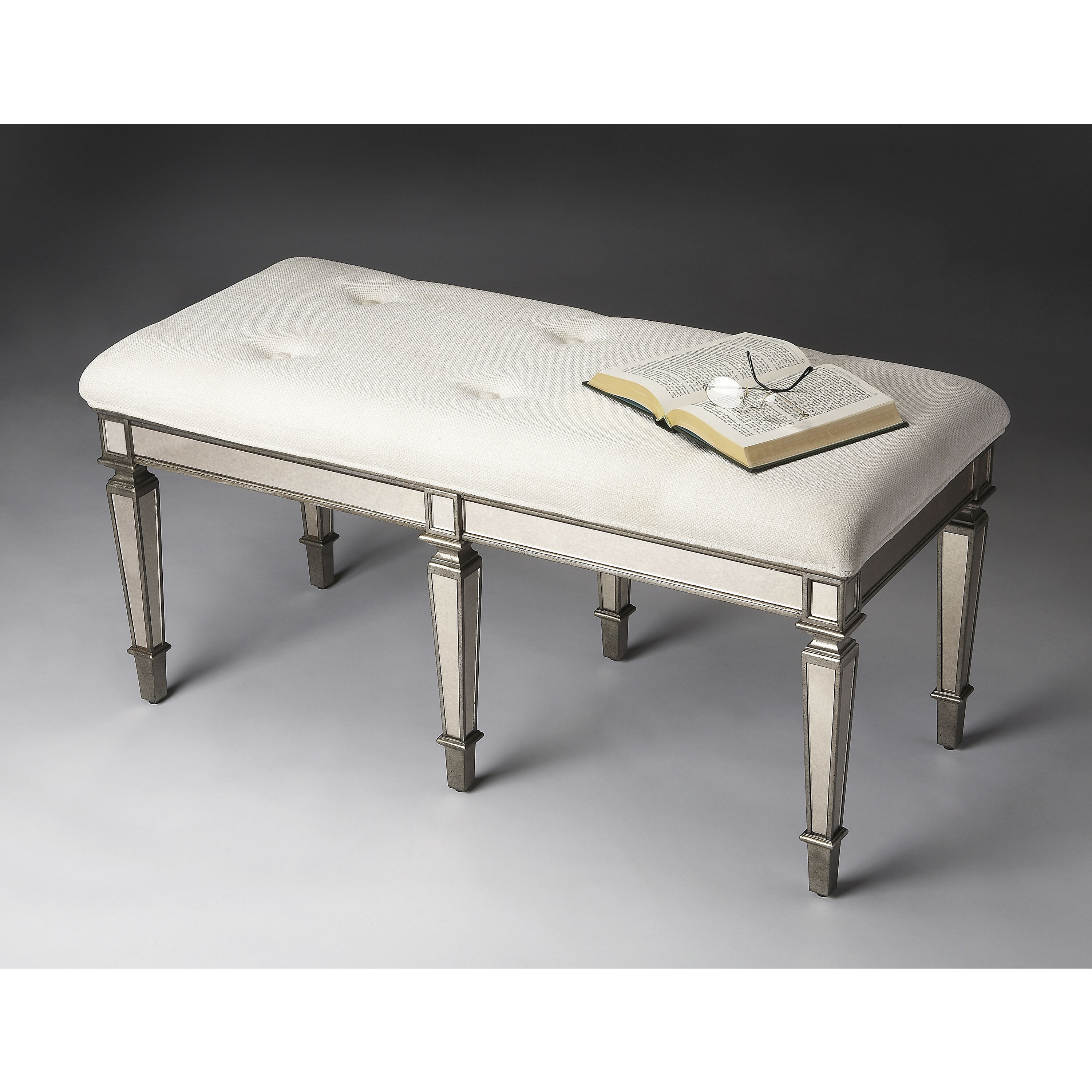 Masterpiece Celeste mirrored Bench