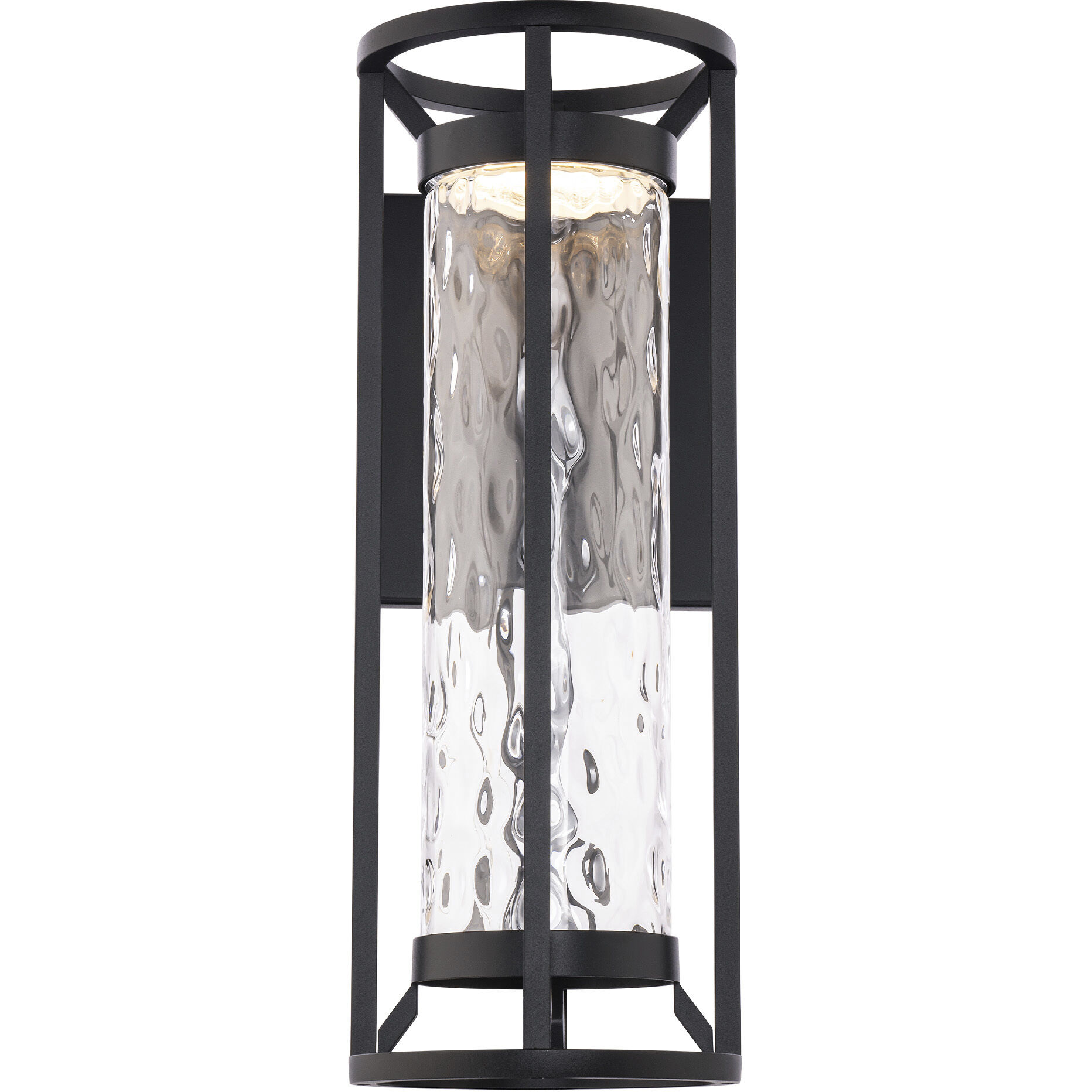 Roslyn LED 19 inch Black Outdoor Wall Light, dweLED