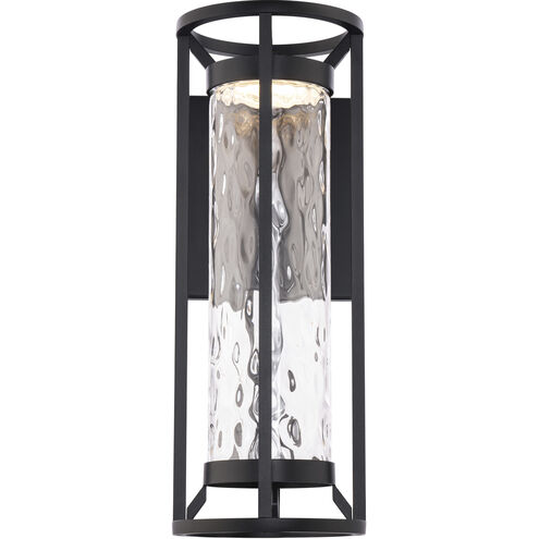 Roslyn LED 19 inch Black Outdoor Wall Light, dweLED