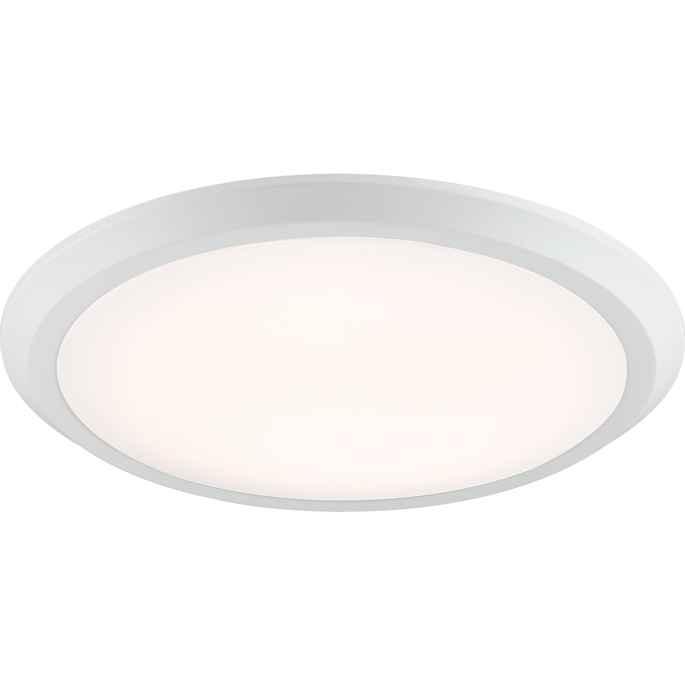 Verge LED 20 inch Fresco Flush Mount Ceiling Light in White Lustre