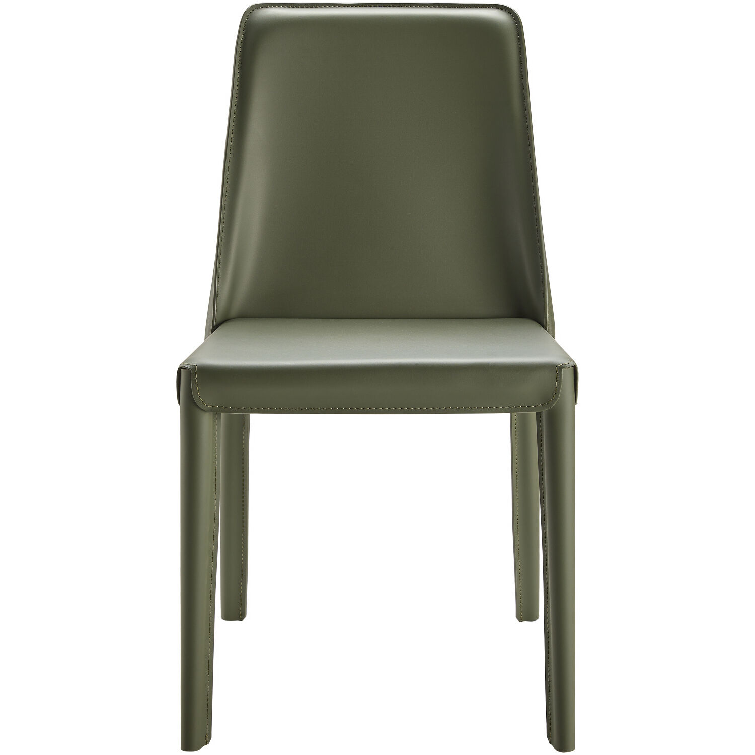 Rosy Grass Green / Dark Green Dining Chair
