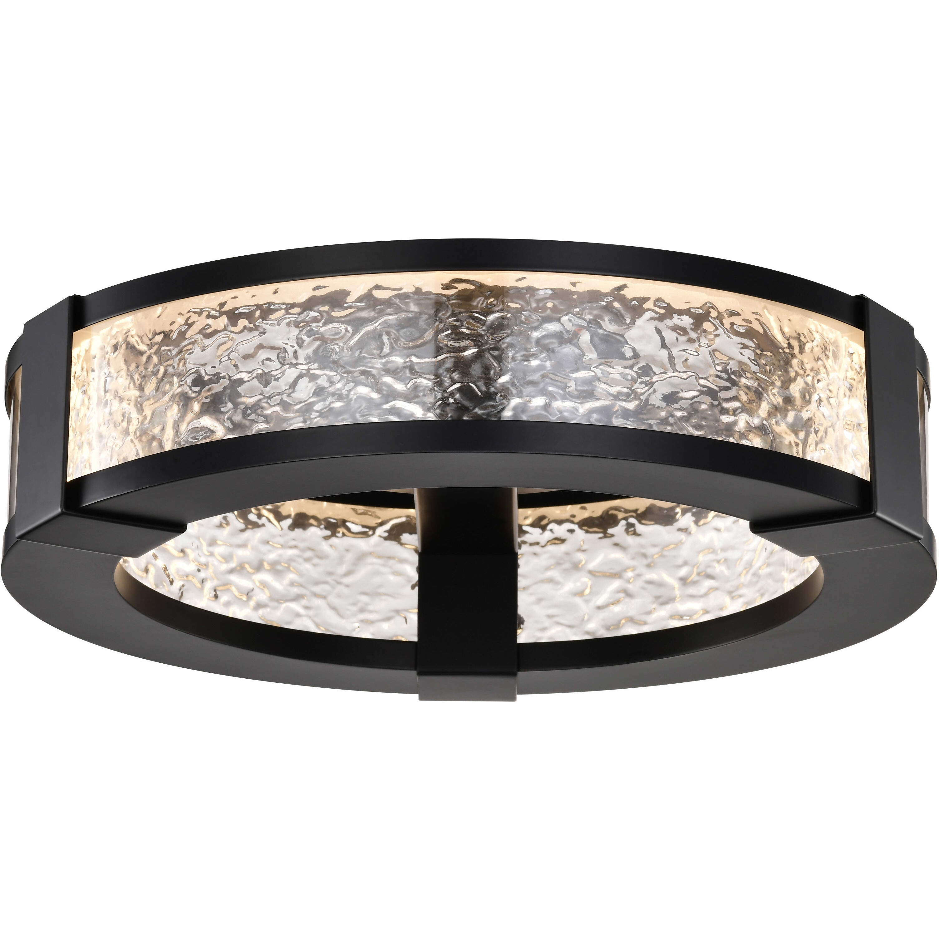 Darrow LED 13.25 inch Matte Black Flush Mount Ceiling Light