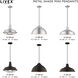 Allison 1 Light 16 inch Black Mini Pendant Ceiling Light