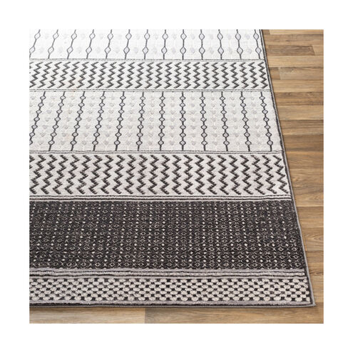 Genesis 91 X 63 inch White/Charcoal/Silver Gray Rugs