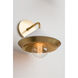 Marnie 1 Light 8 inch Aged Brass Wall Sconce Wall Light
