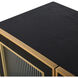 Aurelia Ebony & Gold Cabinet