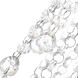 Extended 9 Light 20 inch Chrome Multi Light Pendant Ceiling Light