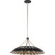 Turaco 6 Light 30 inch Midnight Pendant Ceiling Light