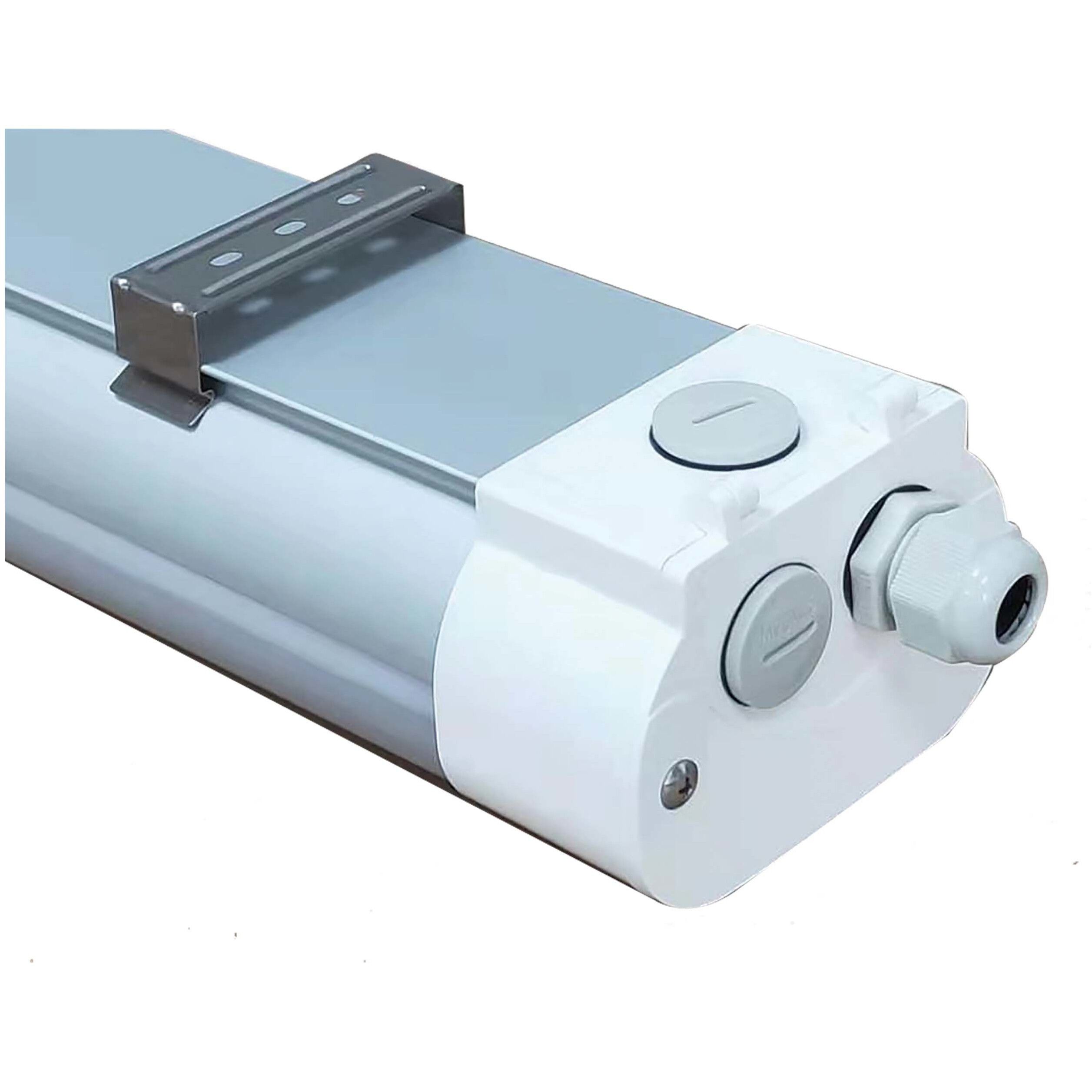 Brentwood LED 3 inch White and Gray Outdoor LED Vapor Tight