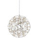 Canada LED 17.7 inch Chrome Chandelier Ceiling Light
