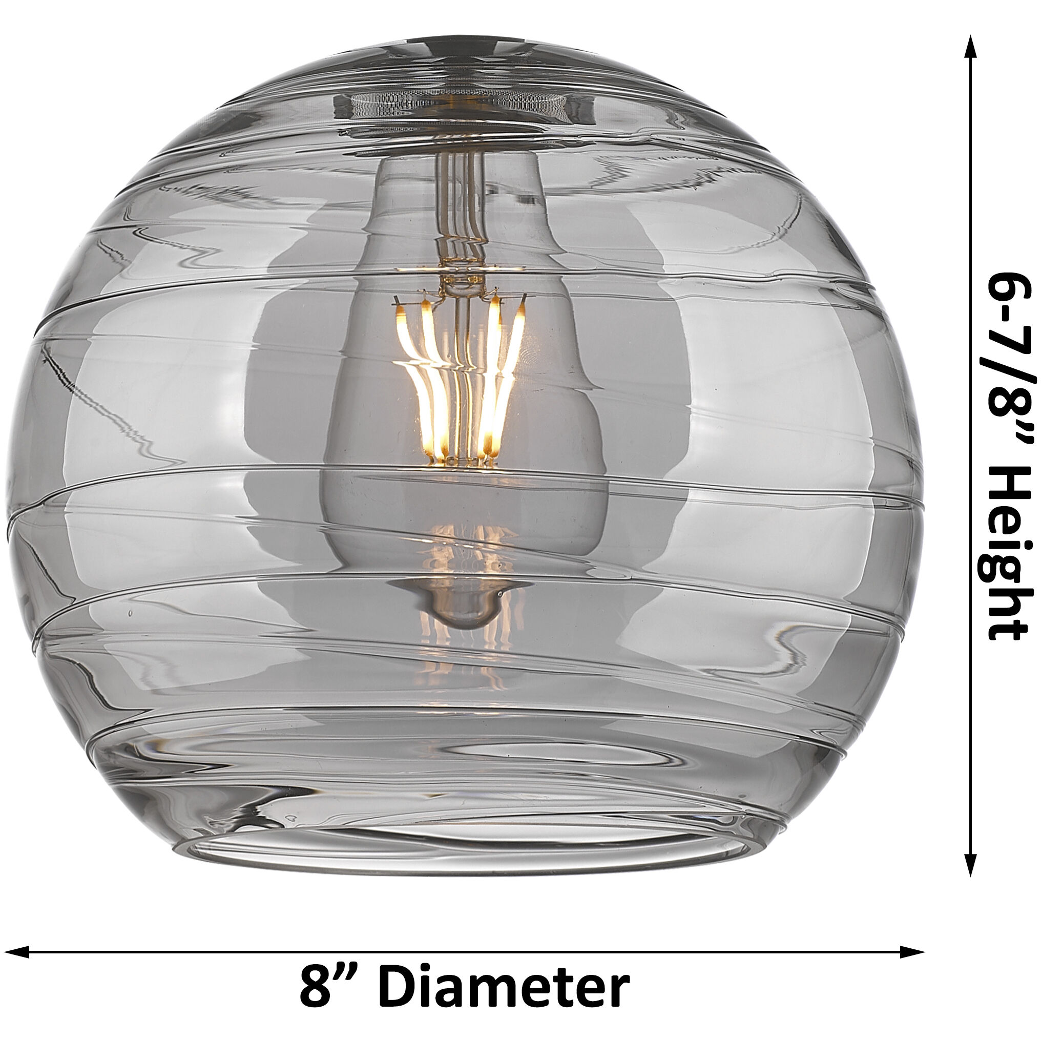 Crown Point 1 Light 8 inch Satin Nickel Flush Mount Ceiling Light