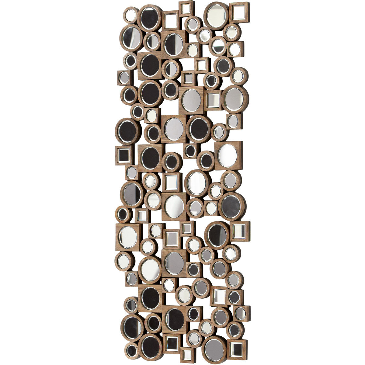 Aldo 55 X 23 inch Walnut Wall Mirror