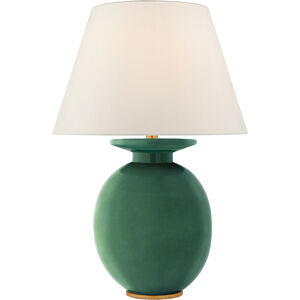 Christopher Spitzmiller Hans 29.75 inch 100 watt Celtic Green Crackle Table Lamp Portable Light, Medium