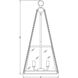 Prescott 3 Light 12 inch Polished Nickel Pendant Ceiling Light