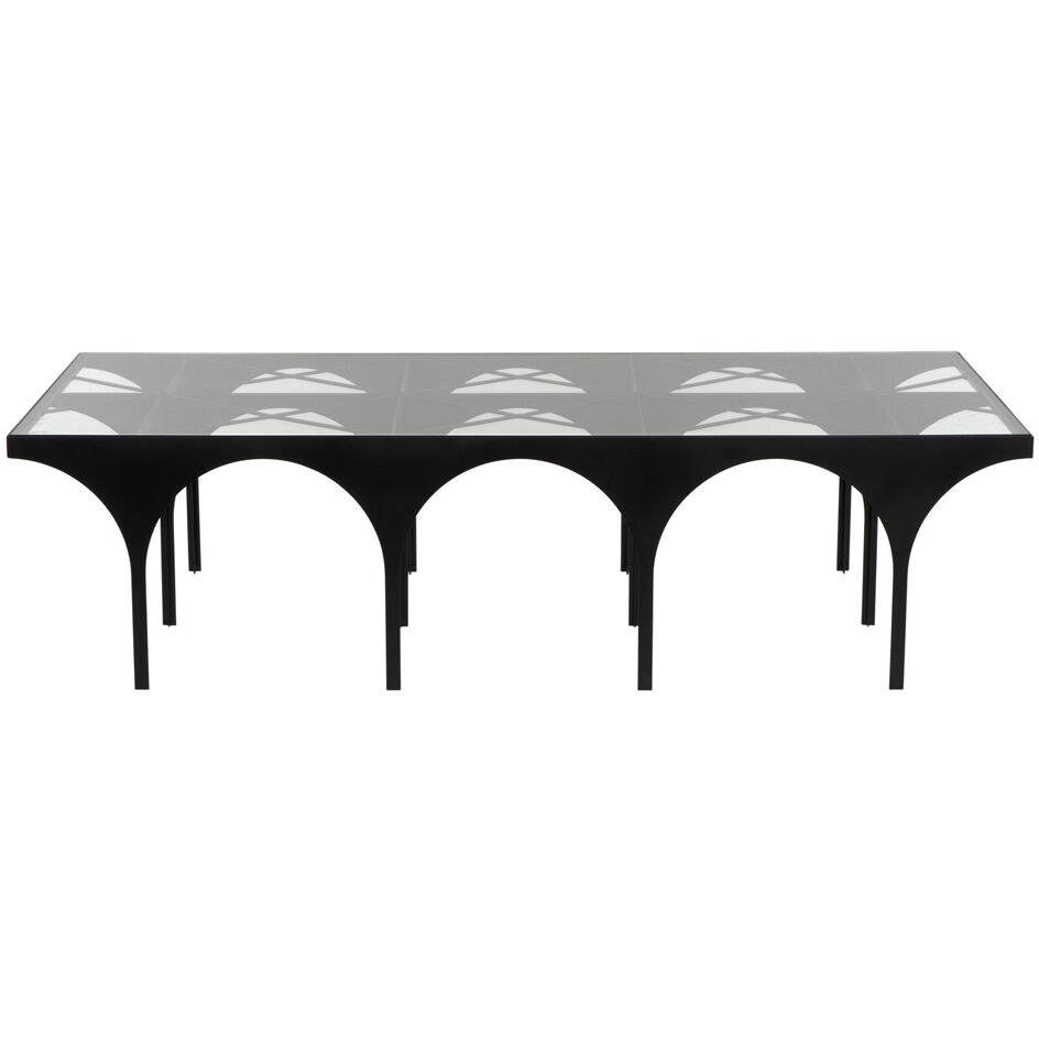 Akashi 68 X 30 inch Matte Black Coffee Table