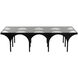 Akashi 68 X 30 inch Matte Black Coffee Table