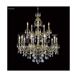 Brindisi 15 Light 36 inch Silver Crystal Chandelier Ceiling Light