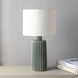 Roza 25 inch 100.00 watt Olive and Off-White Table Lamp Portable Light