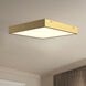 Alora Mood Sydney LED 11.13 inch Aged Gold Flush Mount Ceiling Light