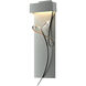Rhapsody LED 8.6 inch Vintage Platinum and Dark Smoke ADA Sconce Wall Light in Vintage Platinum/Dark Smoke