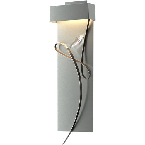 Rhapsody LED 8.6 inch Vintage Platinum and Dark Smoke ADA Sconce Wall Light in Vintage Platinum/Dark Smoke