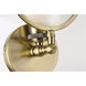 Canada 1 Light 4 inch Brass Wall Sconce Wall Light