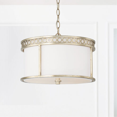 Isabella 4 Light 15.25 inch Winter Gold Semi-Flush Mount Ceiling Light, Convertible Dual Mount