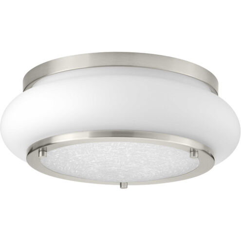 Navagio Beach LED 12 inch Brushed Nickel Flush Mount Ceiling Light, Progress LED