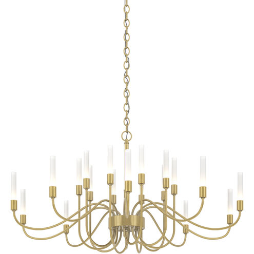 Lisse 20 Light 43.3 inch Modern Brass Chandelier Ceiling Light
