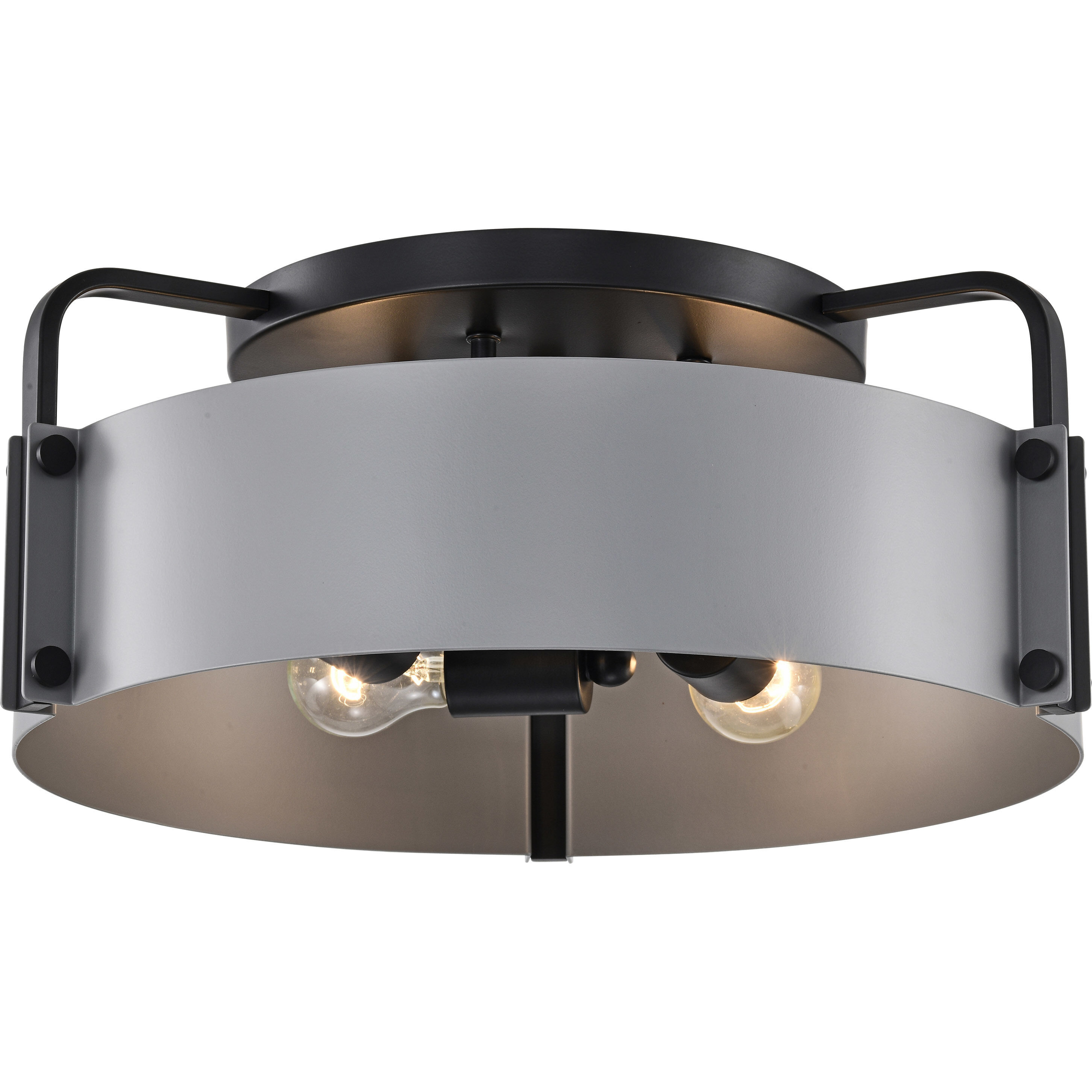 Altos 4 Light 18 inch Matte Gray Semi Flush Mount Ceiling Light