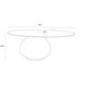 Maeva 44 X 24 inch Black / Dark Grey Coffee Table