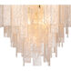 Glacier 8 Light 21 inch Clear Chandelier Ceiling Light, Small