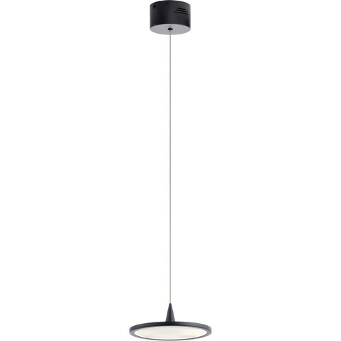 Jeno LED 9 inch Matte Black Mini Pendant Ceiling Light