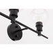 Collier 2 Light 19 inch Black Wall sconce Wall Light
