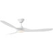 Maverick 60 inch Matte White Ceiling Fan