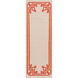 Alameda 96 X 30 inch Fuchsia, Khaki, Bright Orange Rug