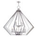 Prism 15 Light 42 inch Polished Chrome Foyer Chandelier Ceiling Light