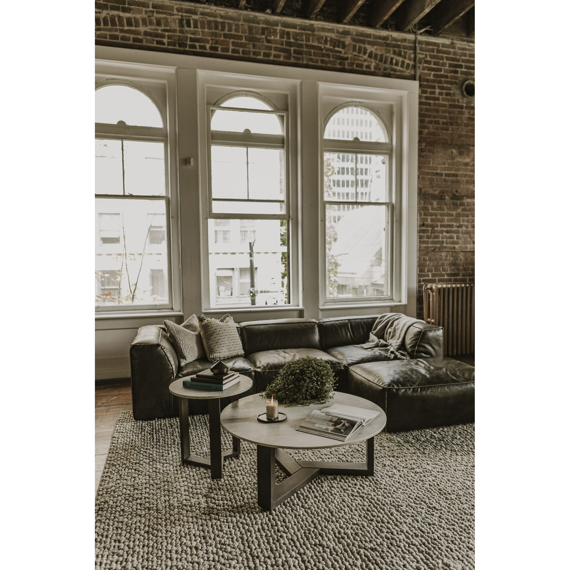 Jinxx 20 X 20 inch Grey End Table