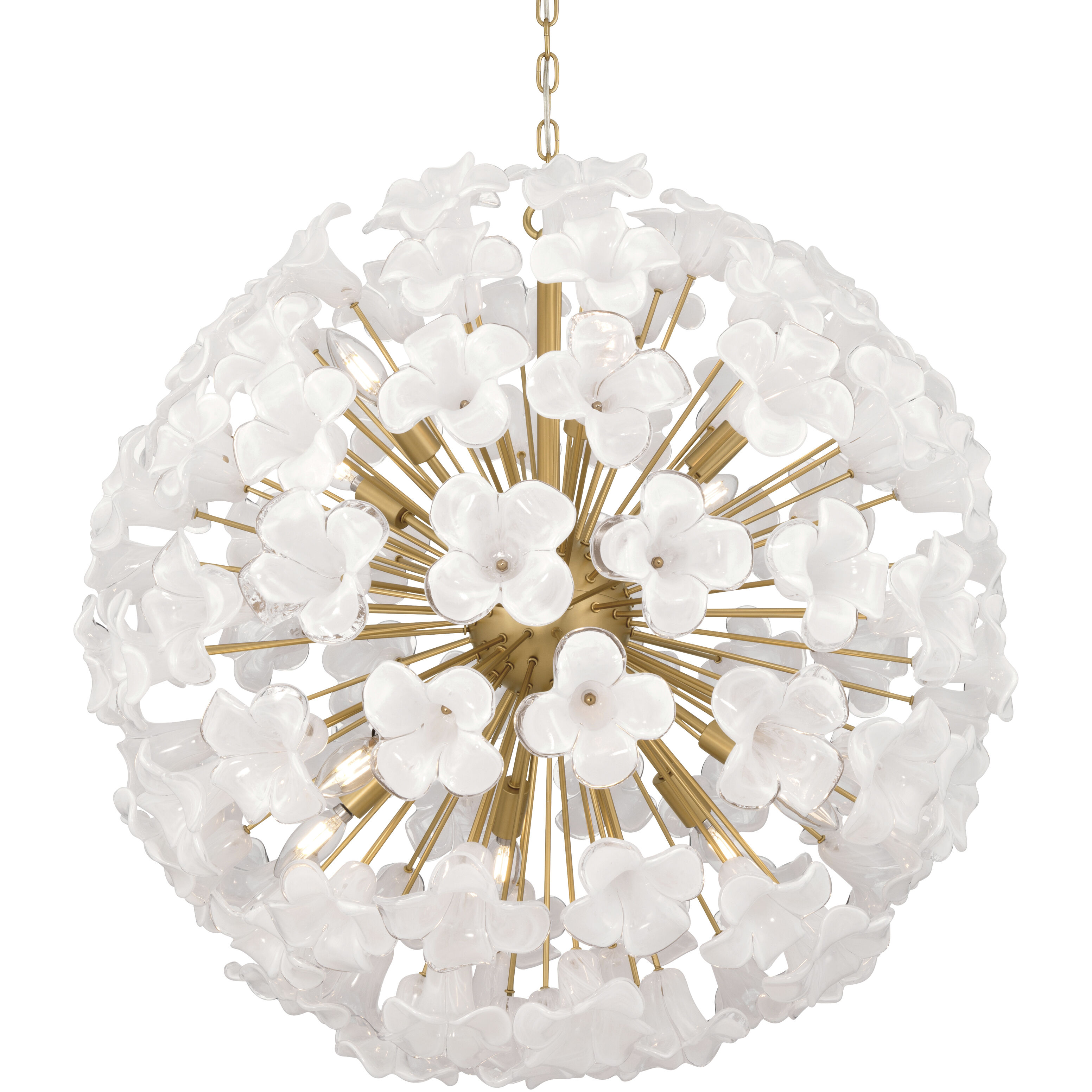Bloome 12 Light 30 inch Legacy Brass Pendant Ceiling Light