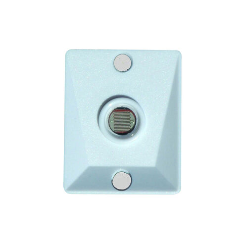 Quick-Change 2 inch Gloss White Exterior Lamp Post Photocell