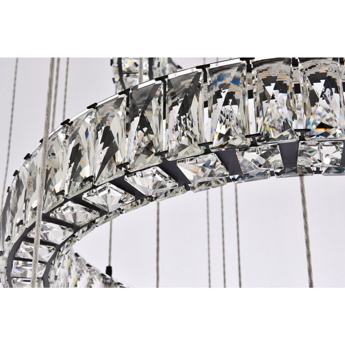 Monroe 7 Light 40 inch Black Chandelier Ceiling Light