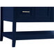 Aubrey 48 X 22 X 34 inch Blue Vanity Sink Set