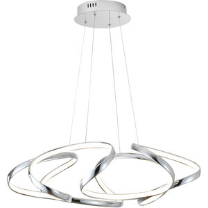 Canada LED 28 inch Chrome Chandelier Ceiling Light