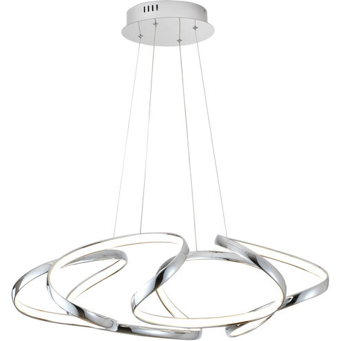 Canada LED 28 inch Chrome Chandelier Ceiling Light