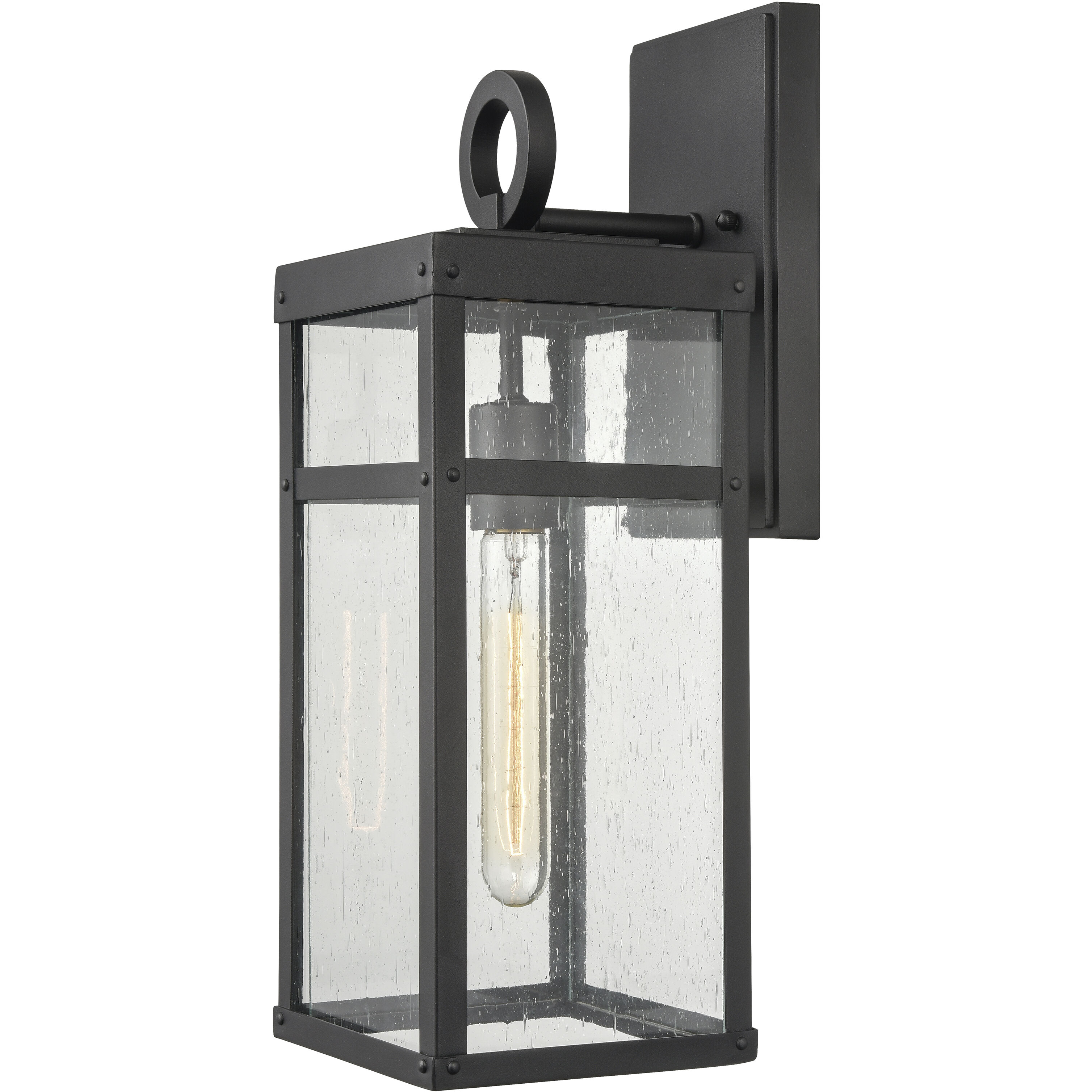 Dalton 1 Light 17.5 inch Textured Black Outdoor Wall Sconce