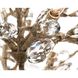 Budding 10 Light 39 inch Antique Silver Chandelier Ceiling Light