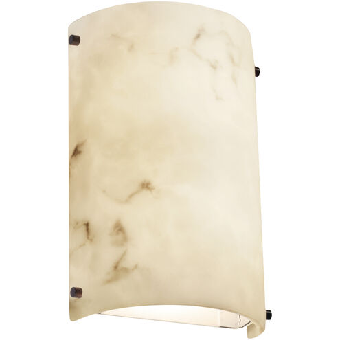 LumenAria LED 8 inch Polished Chrome Wall Sconce Wall Light in 1000 Lm LED, Finials