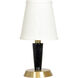 Bryson 13 inch 60.00 watt Satin Brass Mini Accent Lamp Portable Light